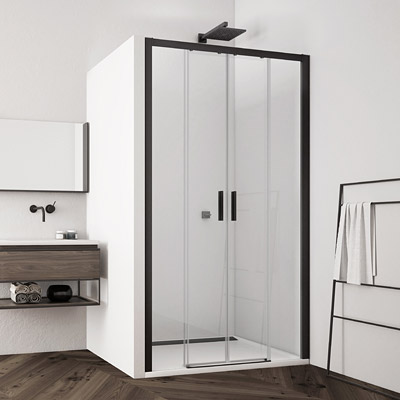 Sprchové kouty SanSwiss TOP-LINE S BLACK LINE - TLSR